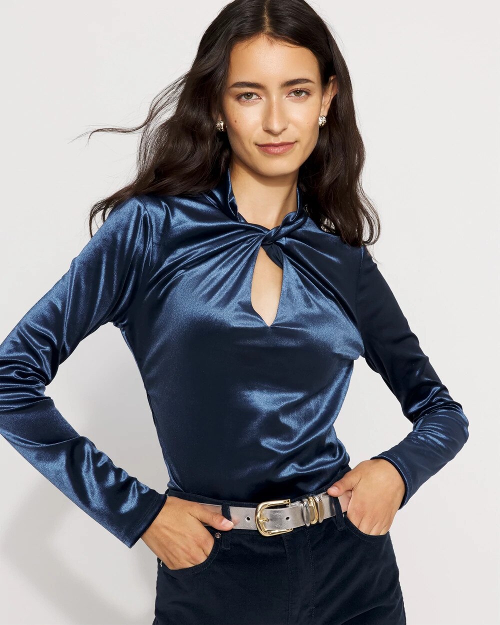 トップス belvet WHBM_WHBMFORME Velvet Twist